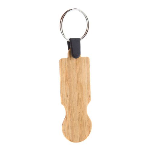 BOOCART EU - bamboo trolley coin keyring