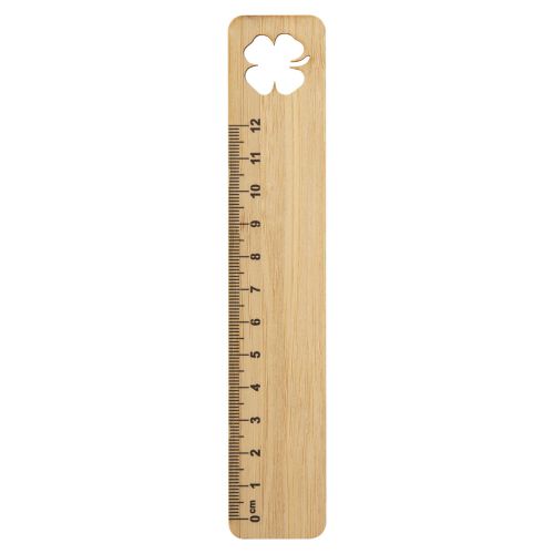 ROOLER - bamboo ruler, clover