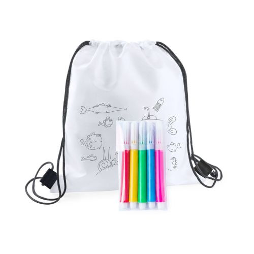 CARLE - colouring drawstring bag