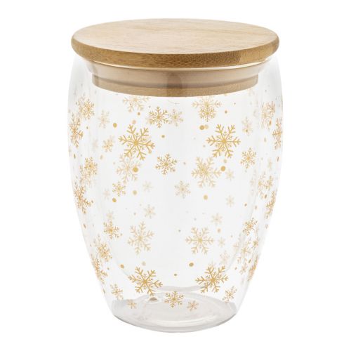 BOSTRO - Christmas glass thermo cup