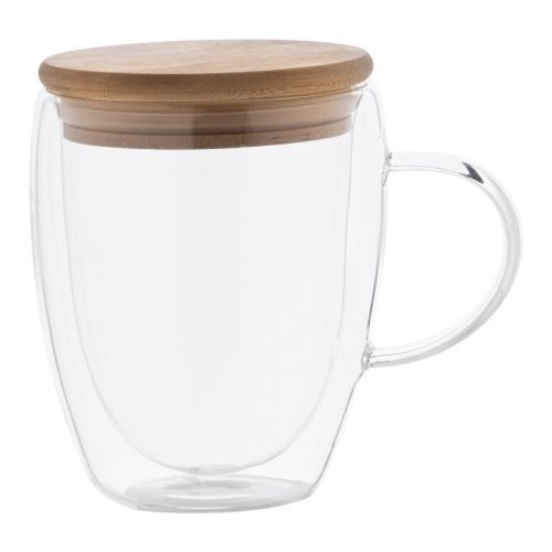 GROBINA - glass thermo mug