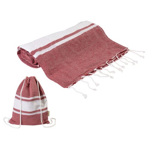 TORTUGA - recycled cotton beach towel and drawstring bag