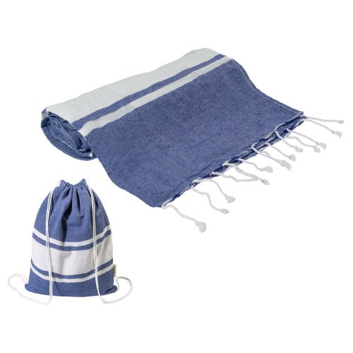 TORTUGA - recycled cotton beach towel and drawstring bag
