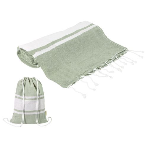 TORTUGA - recycled cotton beach towel and drawstring bag