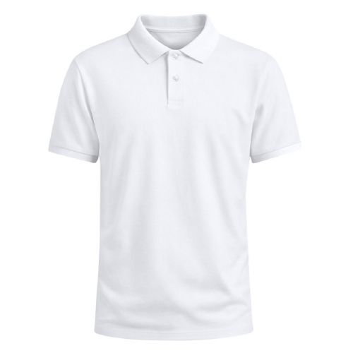 KOUPAN - Adult White Polo Shirt