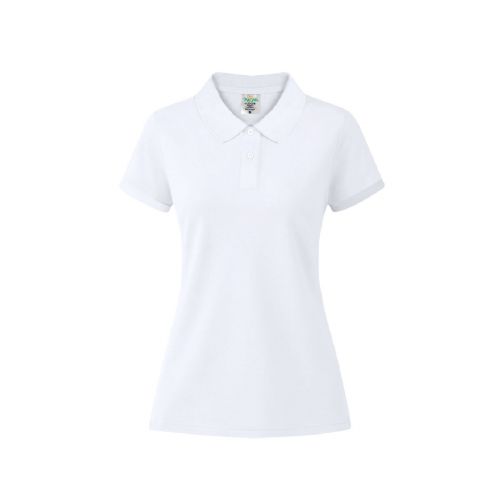 WPS180 - Women White Polo Shirt "keya"