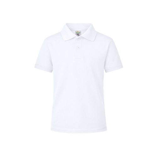 YPS180 - Kids White Polo Shirt "keya"