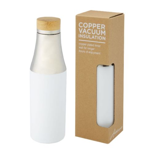 HULAN - 540 ml copper vacuum insulated stainless steel bottle with bamboo lid