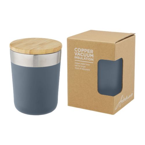 LAGAN - 330 ml copper vacuum insulated stainless steel tumbler with bamboo lid