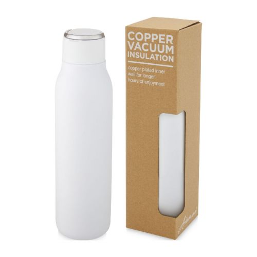 MARKA - 600 ml copper vacuum insulated bottle with metal loop