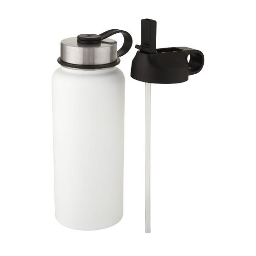 SUPRA - 1 L copper vacuum insulated sport bottle with 2 lids