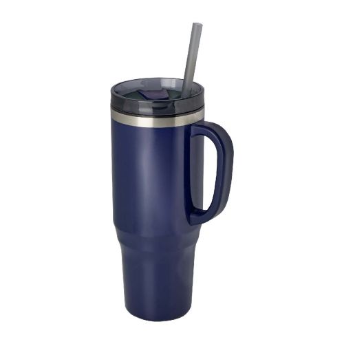 MELBOURNE - 1200 ml RCS certified insulated tumbler with straw