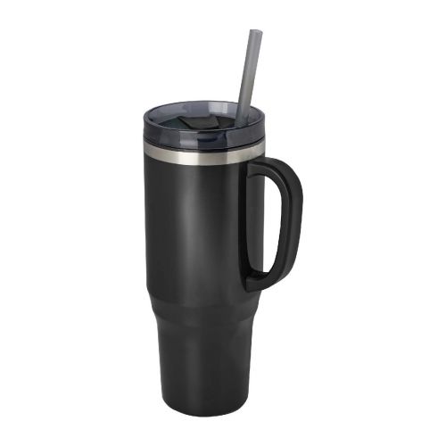 MELBOURNE - 1200 ml RCS certified insulated tumbler with straw