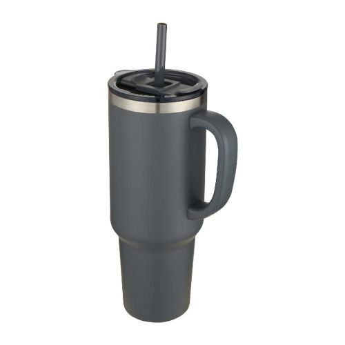 SYDNEY - 1200 ml double wall RCS certified copper vacuum insulated tumbler with straw