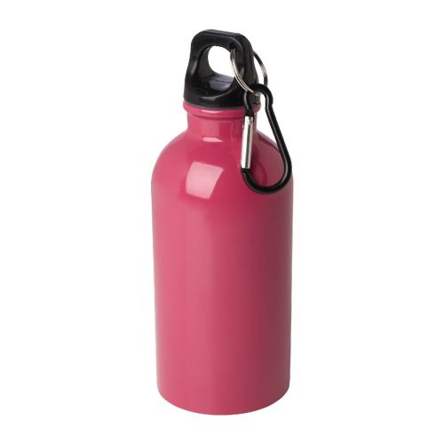 OREGON - 400 ml RCS certified single wall stainless steel water bottle with carabiner