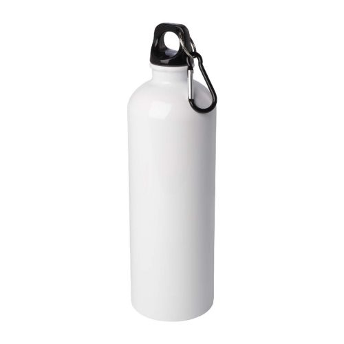 OREGON - 400 ml RCS certified single wall stainless steel water bottle with carabiner