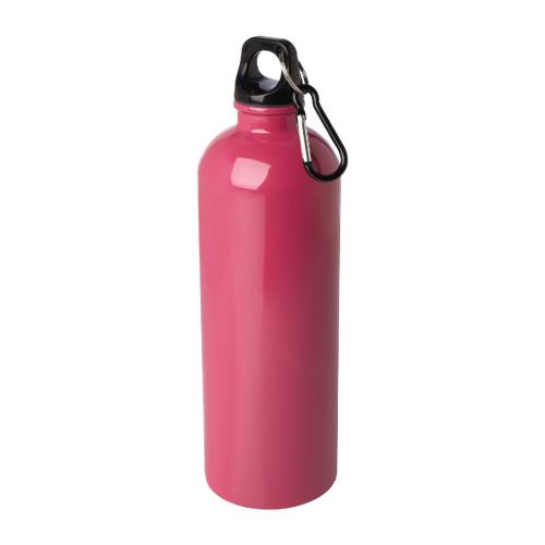 OREGON - 750 ml RCS certified single wall stainless steel water bottle with carabiner