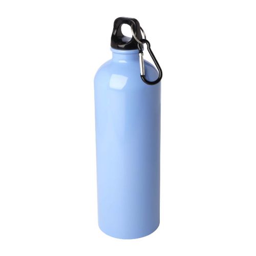OREGON - 750 ml RCS certified single wall stainless steel water bottle with carabiner