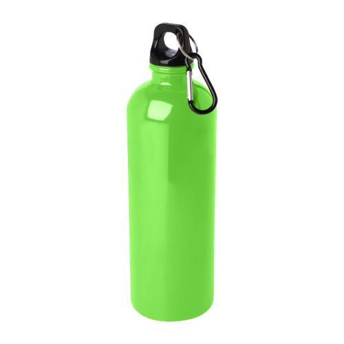 OREGON - 750 ml RCS certified single wall stainless steel water bottle with carabiner