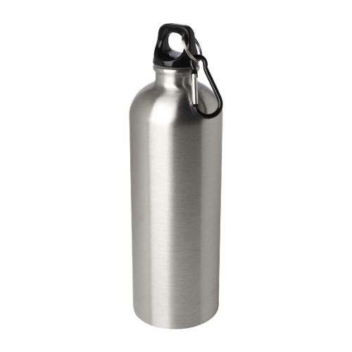 OREGON - 750 ml RCS certified single wall stainless steel water bottle with carabiner