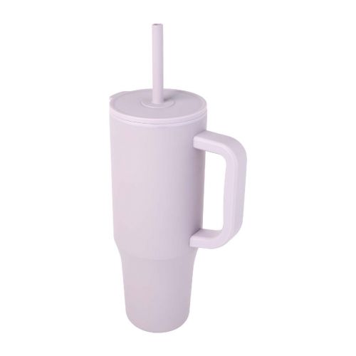BRADY - 900 ml RCS certified insulated tumbler with silicone straw
