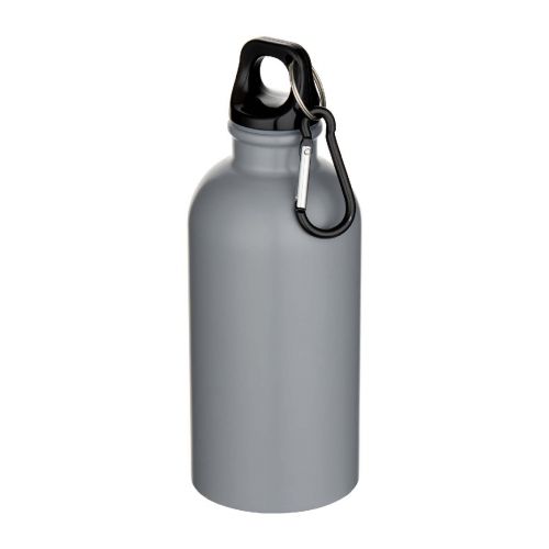 BOUNCE -Oregon 400 ml matte RCS recycled single wall stainless steel water bottle with carabiner