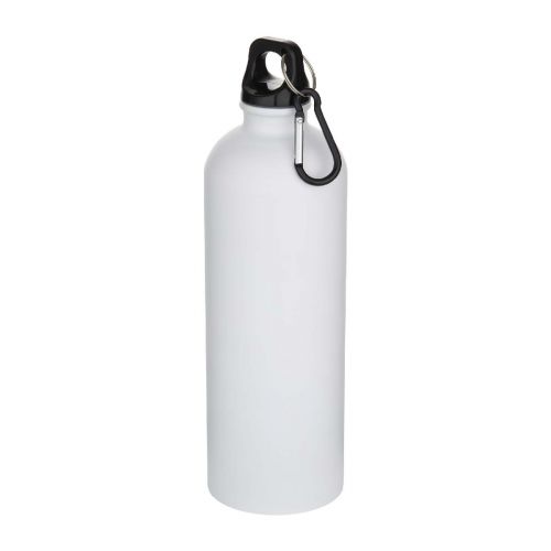 OREGON - 750 ml matte RCS recycled single wall stainless steel water bottle with carabiner