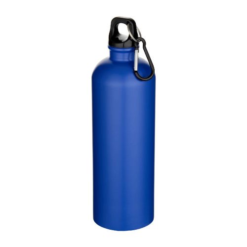OREGON - 750 ml matte RCS recycled single wall stainless steel water bottle with carabiner