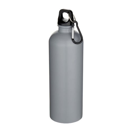 OREGON - 750 ml matte RCS recycled single wall stainless steel water bottle with carabiner