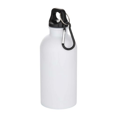 STEELBOTTLE 400 -Oregon 400 ml sublimation RCS recycled single wall stainless steel water bottle with carabiner