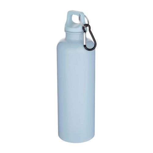 OREGON - 750 ml solid colour RCS recycled plastic water bottle with carabiner