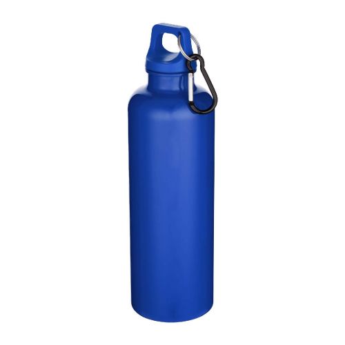 OREGON - 750 ml solid colour RCS recycled plastic water bottle with carabiner