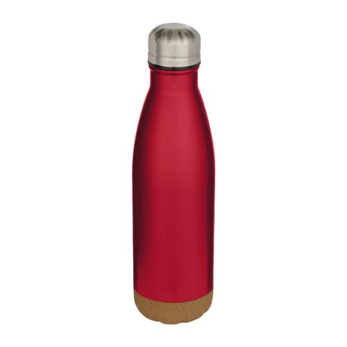 COVE - 500 ml double wall vacuum insulated stainless steel water bottle with cork details
