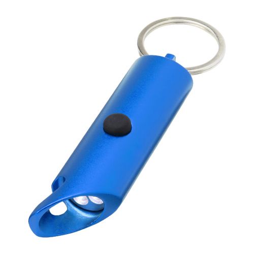 FLARE - RCS recycled aluminium IPX LED light and bottle opener with keychain