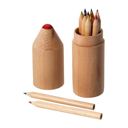 BOSSY - 12-piece coloured pencil set