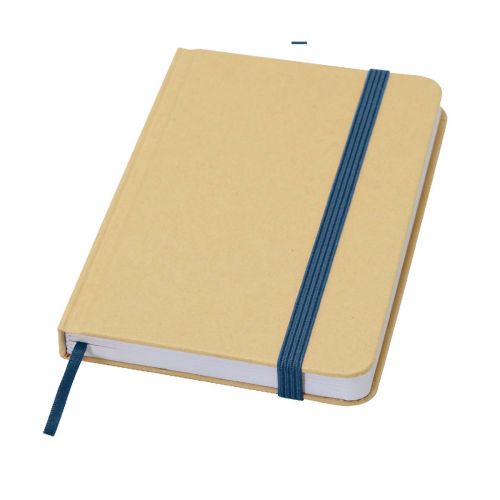 REED - A6 recycled hard cover notebook with plain pages