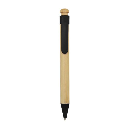 RATTAN - bamboo and recycled plastic ballpoint pen (black ink)