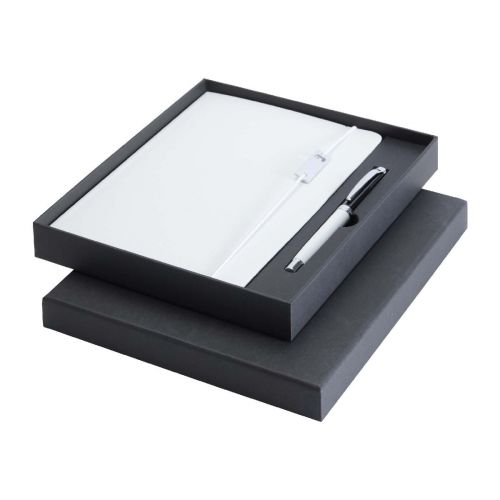LEGATO ELEGANCE - A5 hard cover notebook and rollerball pen set