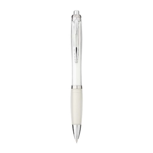 NASH - ballpoint pen with coloured barrel and grip (black ink)