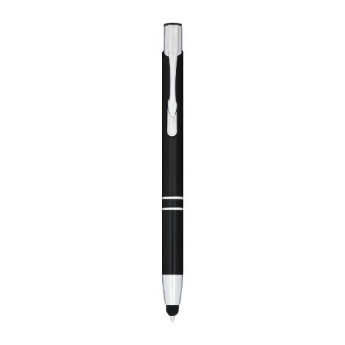 MONETA - anodized aluminium click stylus ballpoint pen (blue ink)
