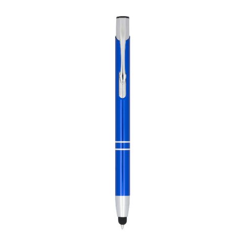 MONETA - anodized aluminium click stylus ballpoint pen (blue ink)