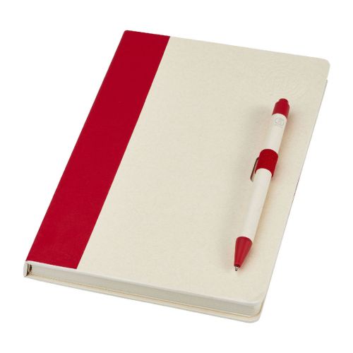 DAIRY DREAM REALIZZATI -Dairy Dream A5 size reference recycled milk cartons notebook and ballpoint pen set
