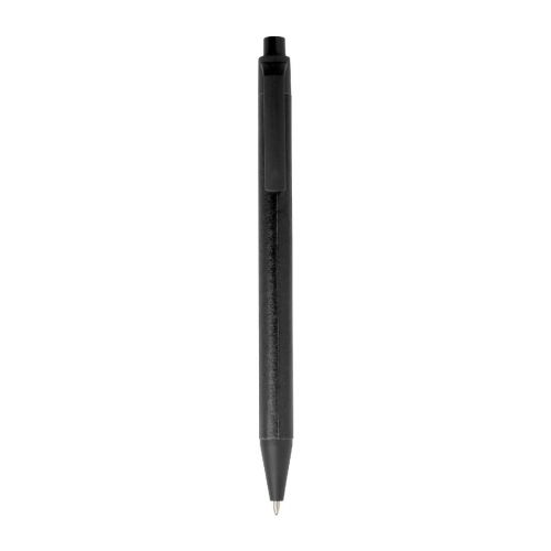 CHARTIK - monochromatic recycled paper ballpoint pen with matte finish (black ink)