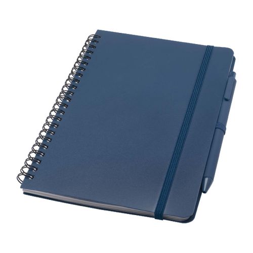 THALAASA INCHI -Thalaasa A5 ocean-bound hard cover notebook with ballpoint pen (black ink)