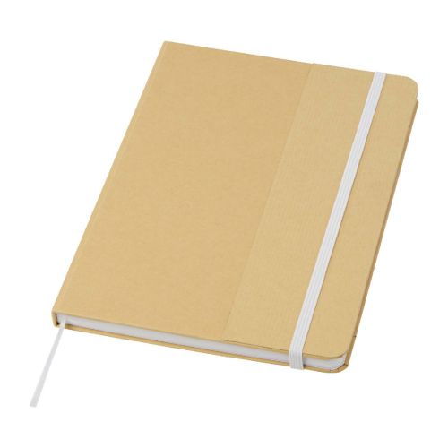 NELIDA - A5 recycled cardboard hard cover notebook