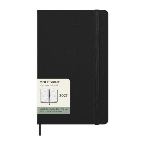 MOLESKINE - horizontal hard cover 12 month L weekly planner