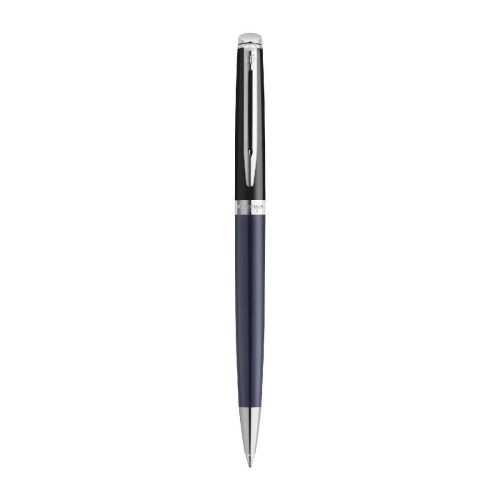 HEMISPHERE - colour blocking ballpoint pen with palladium trim (blue ink)