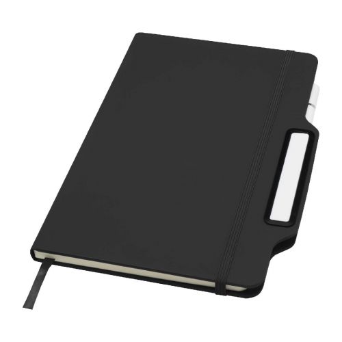 NEXUS - A5 hard cover notebook with pen and pencil combo (black ink)