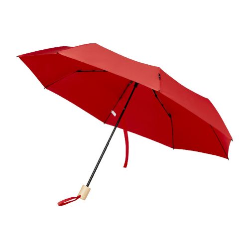 BIRGIT - 21'' foldable windproof recycled PET umbrella