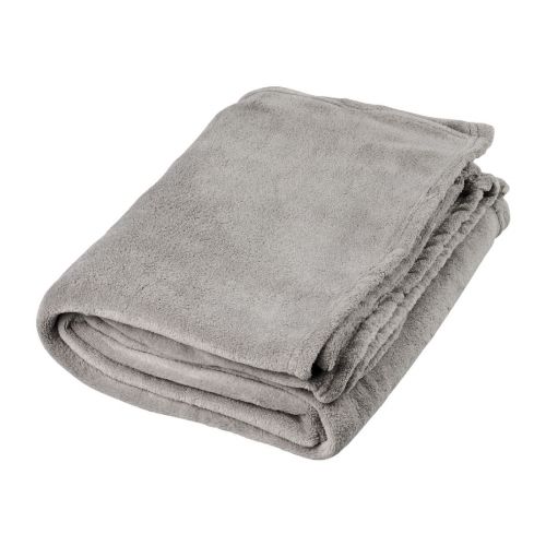 BAY - extra soft coral fleece plaid blanket